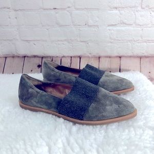 Karlin gray suede‎ loafers